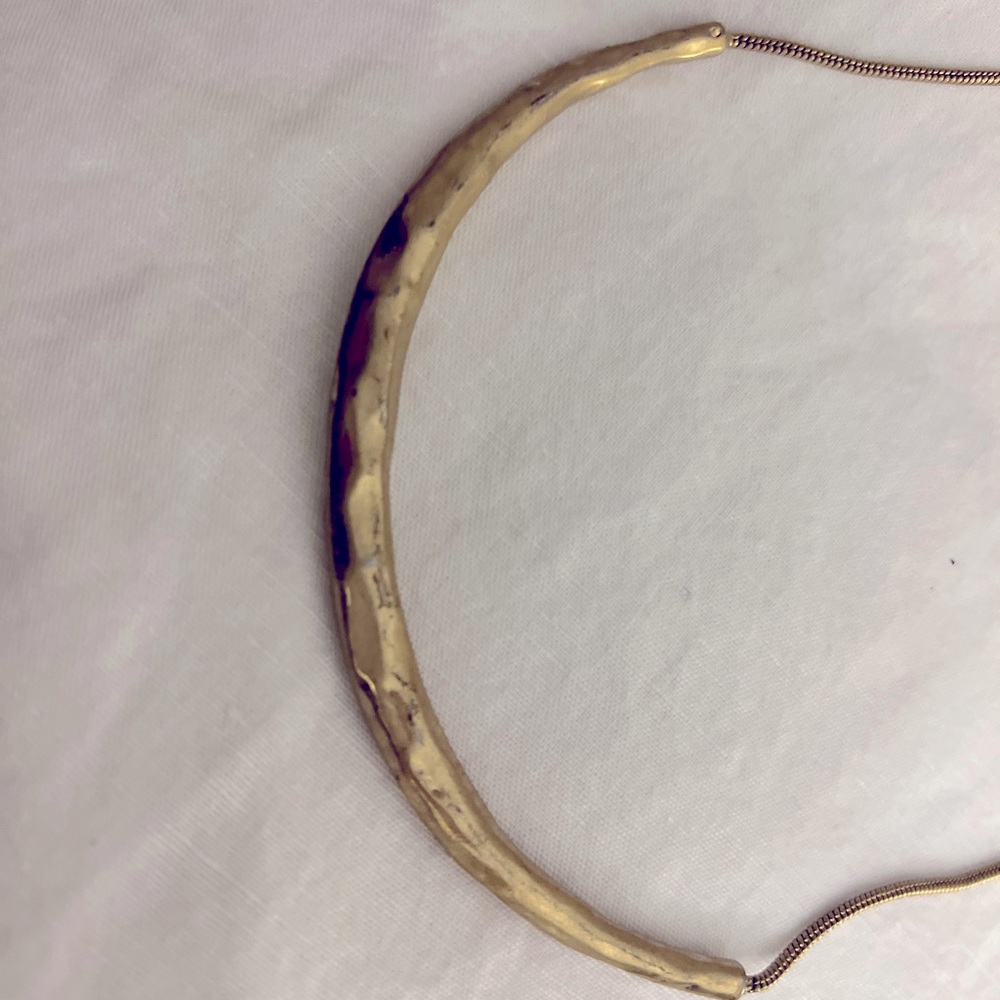 Gold necklace adjustable
